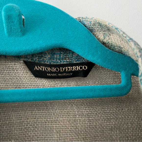 Antonio Derrico Blue and Beige Jacket - Picture 2 of 7